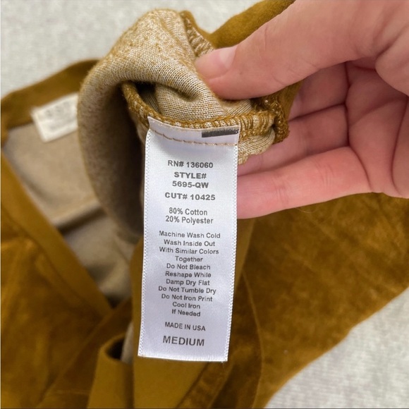 Velour Sweater Pullover Size M - Picture 7 of 7